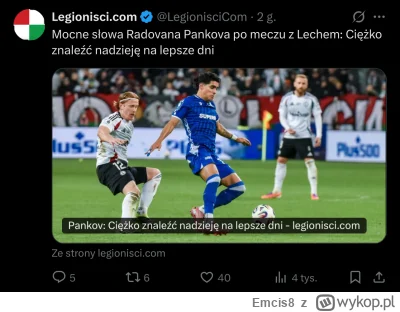 Emcis8 - Rasha idealnie oddaje moje emocje związane z Legią i jej problemami od kilku...