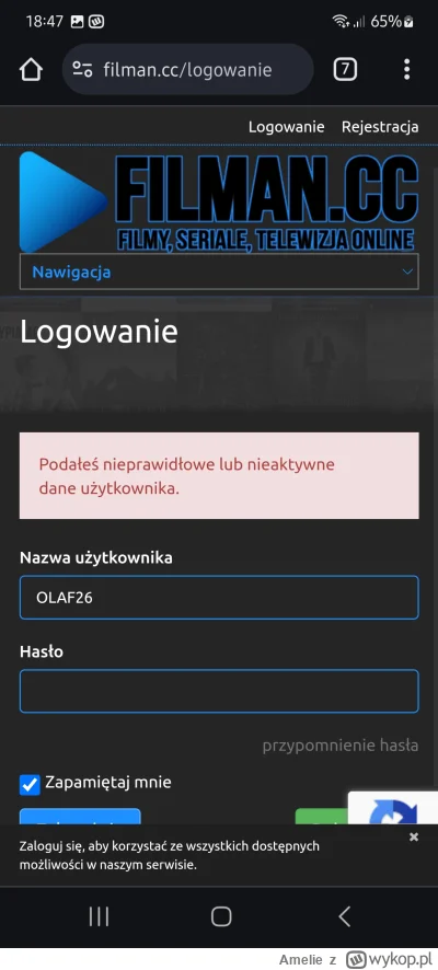 Amelie - @Noicozezebowniema spróbuję jeszcze z laptopa bo trzecie konto robię i mnie ...