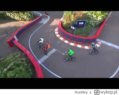 Huntley - #f1 To manako niczym się nie różni od toru na którym ścigają sie na hulajno...