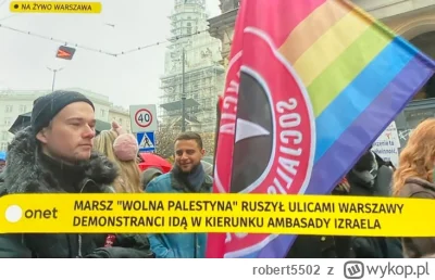 robert5502 - Na marszu pro-terrorystycznym w Warszawie niosą tęczowe flagi, po c*uj?
...