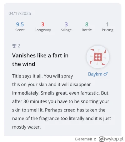 Gieremek - Kto zgadnie o jakim zapachu mowa? ( ͡° ͜ʖ ͡°)
#perfumy