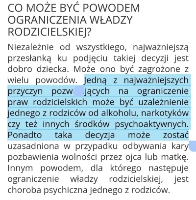 Major_Gross - @Zwanek: nom zabranie praw (jeśli taka sprawa w ogóle ma miejsce) to ni...