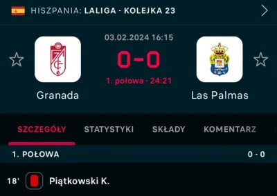red7000 - Brawo Kamilku, as kier w drugim meczu. XD

#mecz #granada #laliga