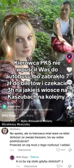 WielkiNos - Juleczka się żali, że kierowca autobusu nie dołożył jej do biletu i teraz...