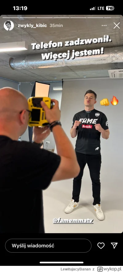 LewitujacyBanan - zwykły kibic vs zwykły chłopak wieszjo

#famemma