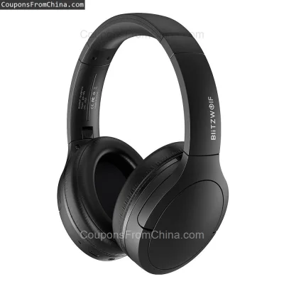 n____S - ❗ BlitzWolf BW-HP6 Wireless Headset ANC
〽️ Cena: 19.99 USD (dotąd najniższa ...
