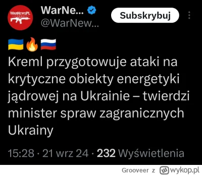 Grooveer - Dobicie ukraińskiej energetyki przed zimą?
#wojna #ukraina #rosja #polityk...