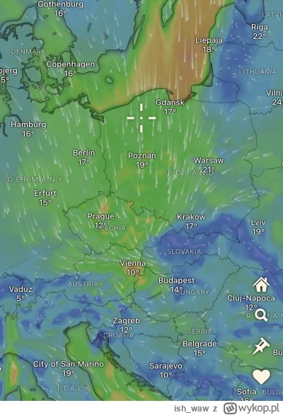 ish_waw - Mitteleuropę zalewa, a tu u nas w Europie Wschodniej nawet cieplusio i such...