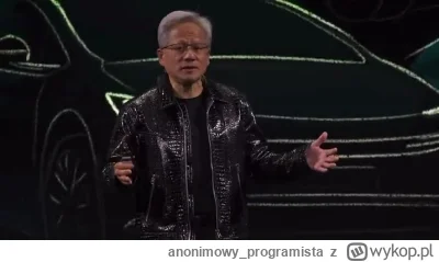 anonimowy_programista - CEO Nvidii, Jensen Huang, powiedział wczoraj wieczorem o robo...