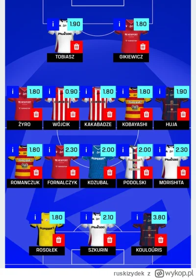 ruskizydek - Siema,
Jak bardzo nie ekspertem jestem? ( ͡º ͜ʖ͡º)
#mecz #ekstraklasa #f...