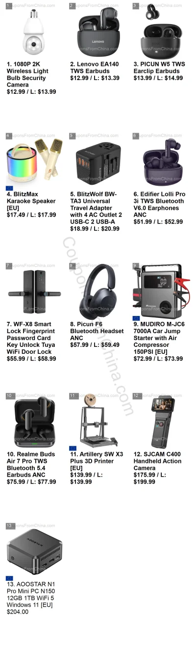 n_____S - Cześć #banggood - oto przedmioty, które wrzucałem na grupę/fanpage FB, Tele...