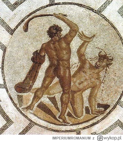 IMPERIUMROMANUM - Tezeusz zabijający Minotaura

Rzymska mozaika ukazująca scenę zabic...