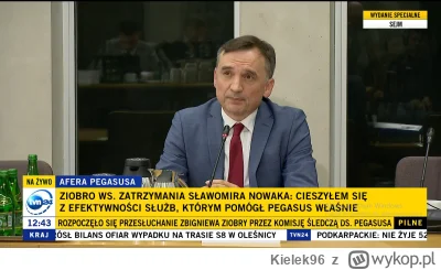 Kielek96 - Ziobro: Użyłem Pegasusa, by zatrzymać Sławomira Nowaka, który pojechał na ...