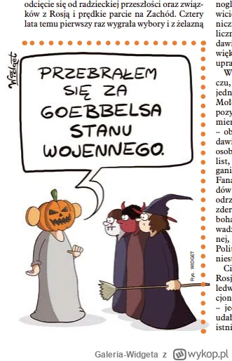 Galeria-Widgeta - Publikacja w Tygodniku NIE
Rys. Widget

#halloween #stanwojenny #ur...