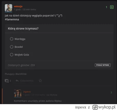 inpevx - @wieszjo: manipulacja, czy też udawanie, że nie wiesz o jakie usunięcie chod...