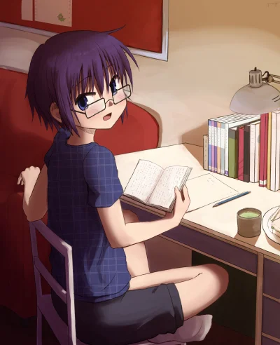 OttoFlick - #randomanimeshit #anime #meganekko #hidamarisketch #sae