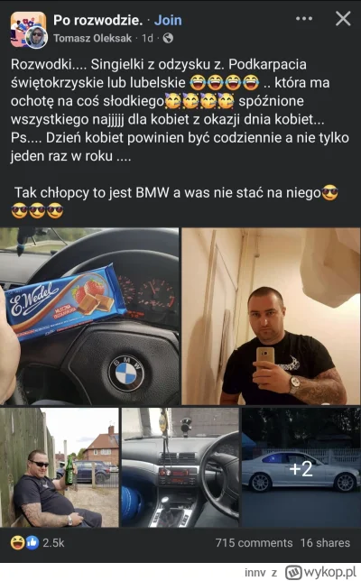 innv - Ja pier.. xD

SPOILER

#zwiazki #niebieskiepaski