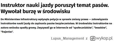Lupus_Management - #prawojazdy #heheszki i chyba #bekazpodludzi

polecam fikołki inst...