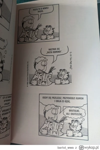 bartol_wwa - znalazłem żarciki z Garfieldem sprzed 23 lat ( ͡º ͜ʖ͡º)

#komiks #garfie...