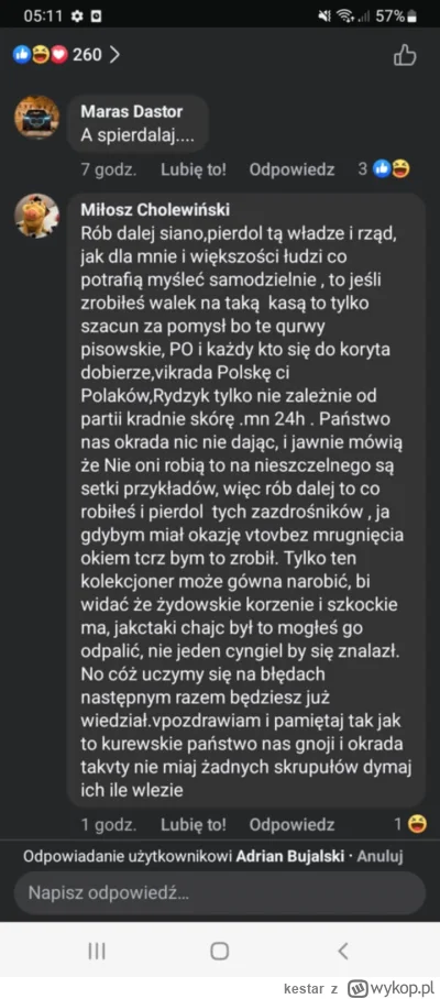 kestar - @BigVV: lubie sobie poczytac nie raz na fb w komentarzach te wypociny, tym b...