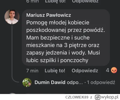 CZLOWIEK89 - Komentarz pod transmisją Bożeny
#powodz