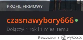 Ryczyszpon - @czasnawybory666: Podaj NIP firmy którą reprezentujesz