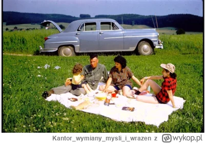 Kantorwymianymysliiwrazen - Rodzinny piknik za miastem, rok 1951.( ͡° ͜ʖ ͡°)
#ciekawe...