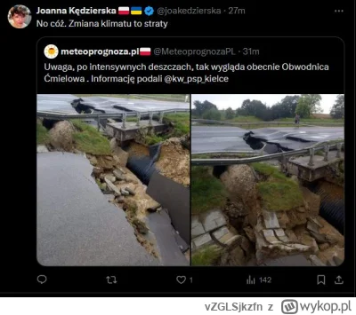 vZGLSjkzfn - Tawariść klimatofaszystka Kędzierskaja ostrzega - jak pada deszcz a drog...