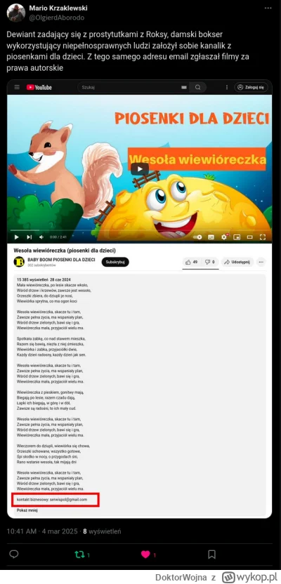 DoktorWojna - #kononowicz #skzolna17 #us17 

Sławomir Nowak to #patostreamy