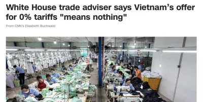 janeknocny - Najważniejsze to stawiać jasne warunki.

USA: Wietnam nas okrada nakłada...