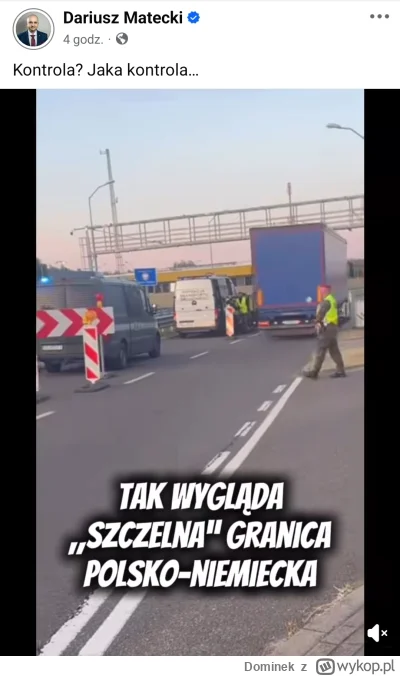 Dominek - Ten debil Matecki wie czym jest WYRYWKOWA kontrola? xd

#granica #polityka