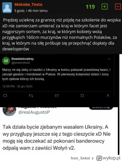 IvanSekal - @TheEarl: ale to już od dawna. Takich przykładów są tysiące. A wies czemu...