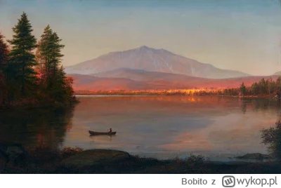 Bobito - #obrazy #sztuka #malarstwo #art

Góra Katahdin z obozu Millinocket , 1895. -...