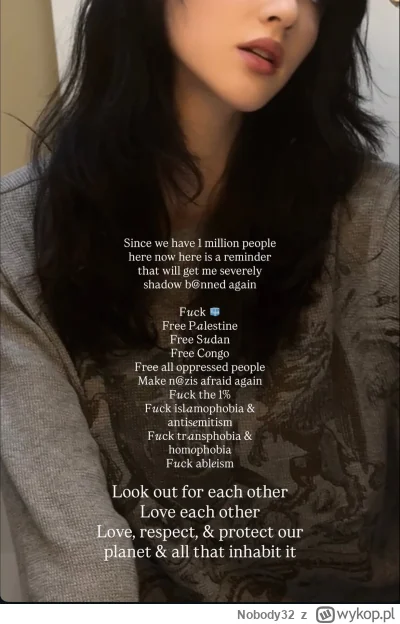 Nobody32 - Wspomnieć o wolnym Sudanie i Kongu, wspomnieć o islamofobi ale nie wspomni...