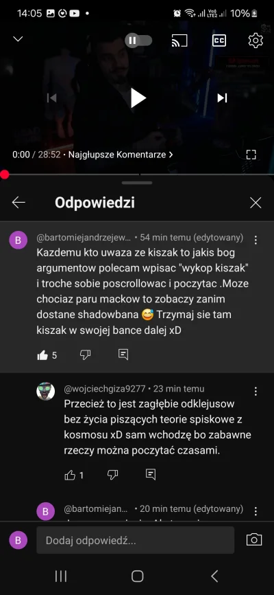 b.....4 - #kiszak  Typowy widz kiszaka, dostanie na tacy zrodlo wiedzy a ten i tak be...