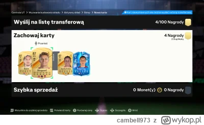 cambell973 - #fut Paczka 4x87 za level jak zwykle, ale za to pick ikonki oddał, wrzuc...