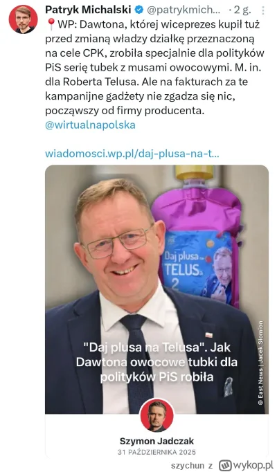 szychun - #polityka #bekazpisu pis naraził skrab panstwa na wielomilionowe straty w z...