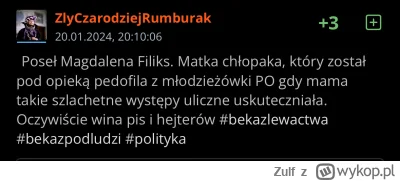 Zulf - @ZlyCzarodziejRumburak ja #!$%@? ja ja bym chcial napisac co o was mysle, ale ...