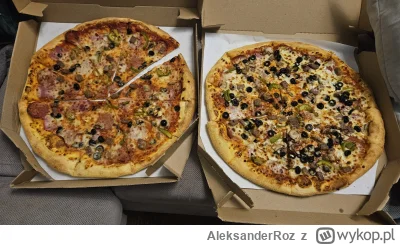 AleksanderRoz - To sa te same 2 pizze po reklamacji .

Dominos
#pizzaportal #pizza #p...