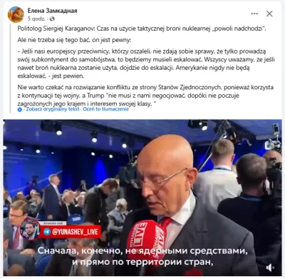 wshk - Biedactwa, będą musieli eskalować
Na początku oczywiście nie środkami nuklearn...