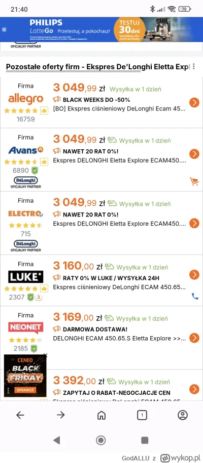 GodALLU - #ekspresdokawy #blackfriday #czarnypiatek 
Mirki niby czas promocji już trw...