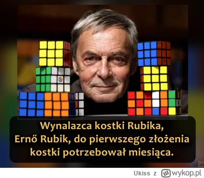 Ukiss - Ernő Rubik, węgierski architekt i wynalazca urodzony w 1944 roku, przeszedł d...