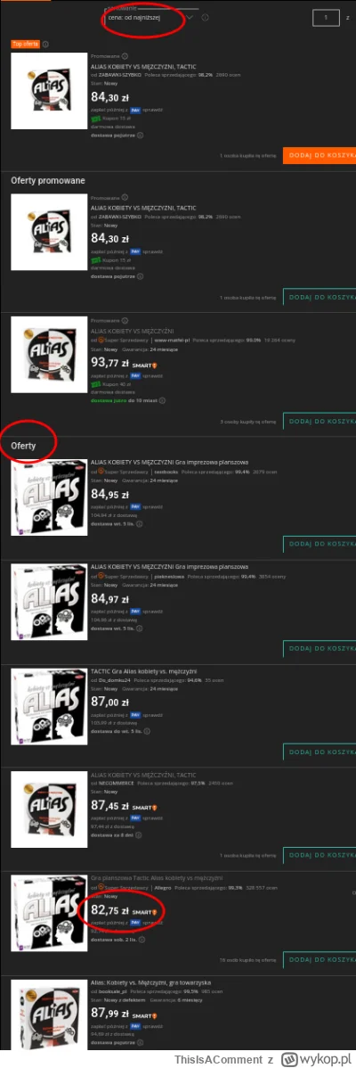 ThisIsAComment - Nie jestem do końca pewien, ale chyba allegro nie działa poprawnie s...
