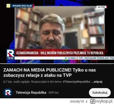 mlody18 - Macie rację, TV Republika robi zamach na media przejmując nielegalnie telew...