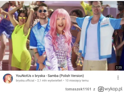 tomaszek1161 - #muzyka #pop #polskamuzyka 
Kojarzycie utwór Samba od zespołu DJ-ów Yo...