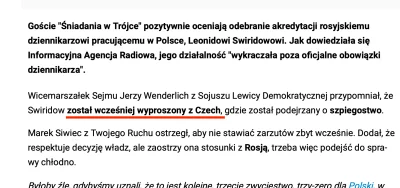 L3stko - > Udowodnij najpierw, że został wydalony z Czech a potem doszło do spotkania...