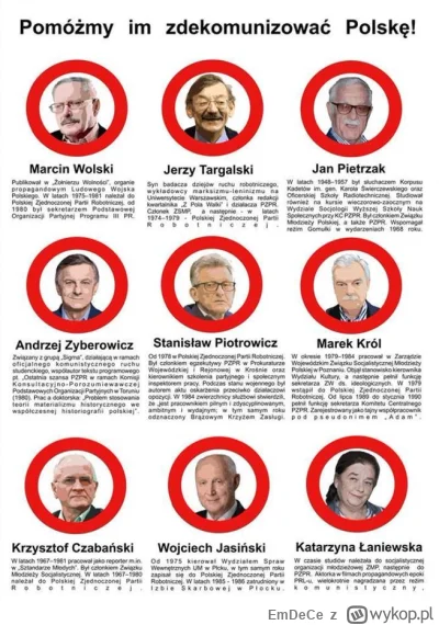 EmDeCe - A kto ich miał rozliczyć, chyba nie ci ludzie którzy byli w PZPR a teraz są ...