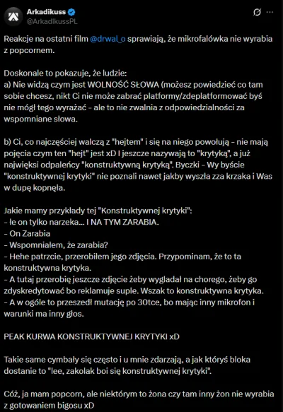 MagicznyKarp - #arkadikuss #kiszak #drwalrebajlo Nie sądziłem że te "dramke" z drwale...