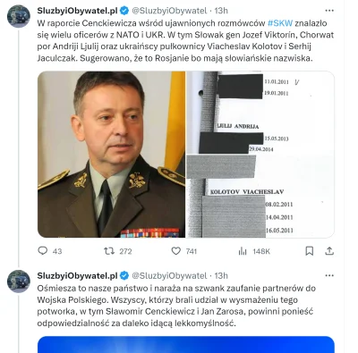 SynMichaua - @Danuel: Co więcej, oni ujawnili też rosyjsko brzmiące nazwiska oficerów...