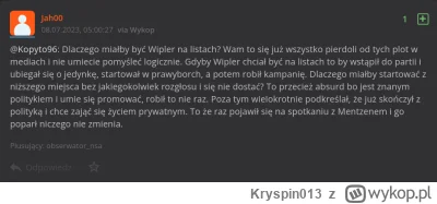 Kryspin013 - >@Kryspin013: Nie mam dowodów, ale zdaje się, ze to zasługa Pszemka, któ...